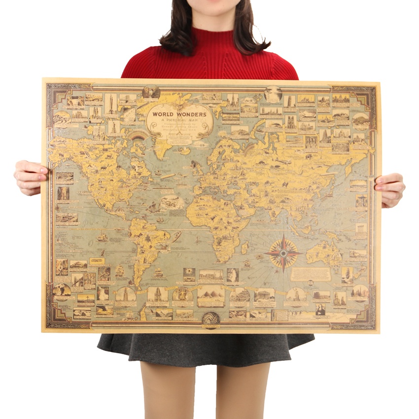 Vintage World Map Poster Travelular   1487 2a28fd701de002250ef5c21ad6f5e377 