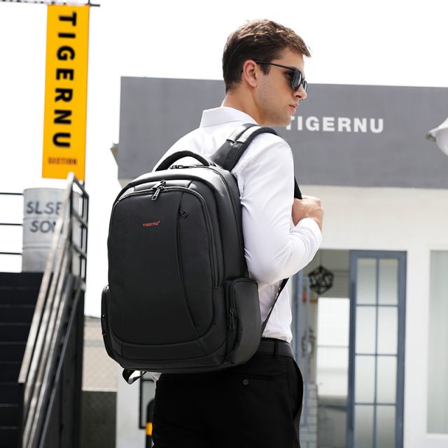 Anti-Theft Solid Unisex Travel Laptop Backpack with USB - Travelular